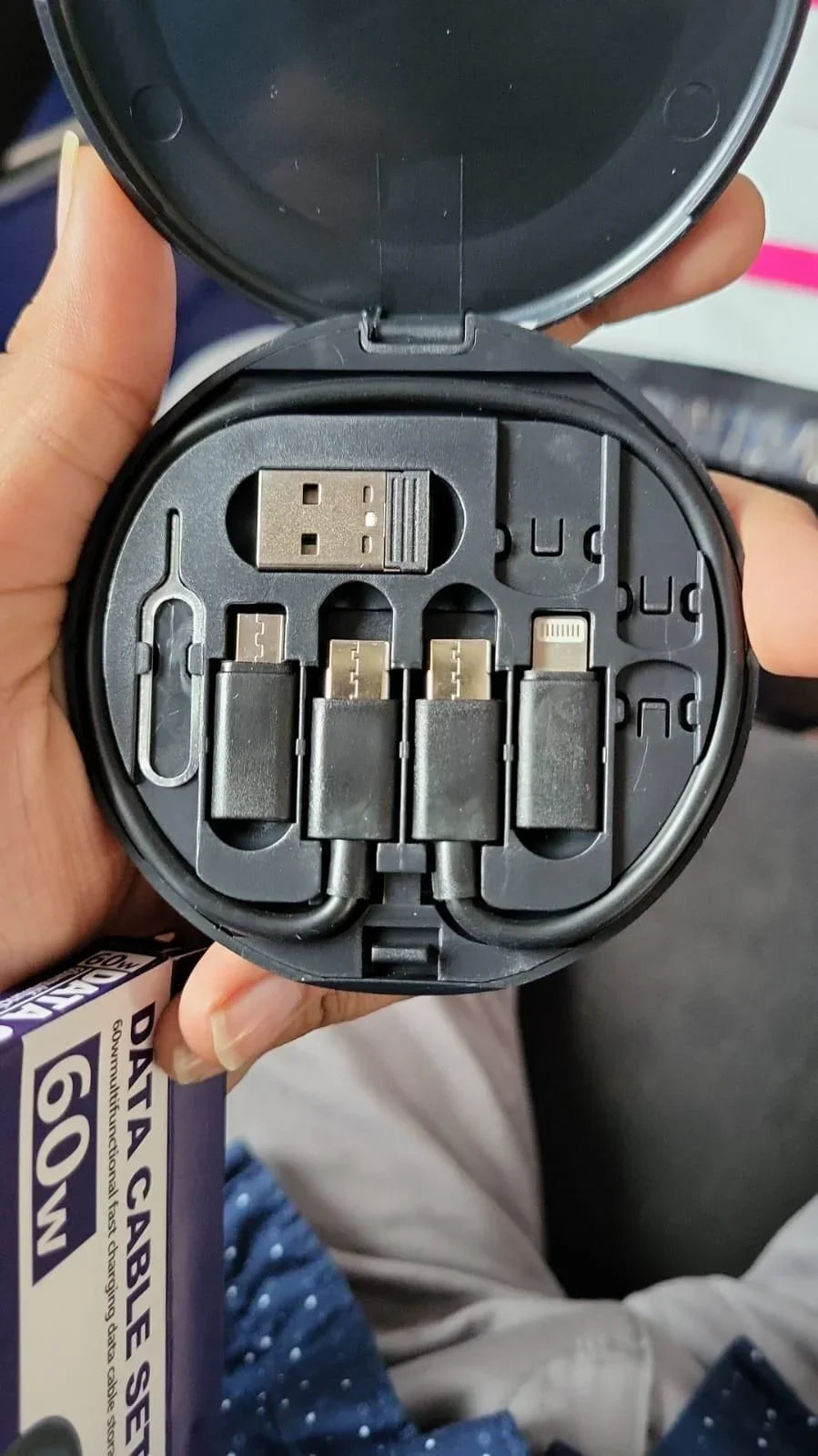 Fast Charging Travel Cabel Set