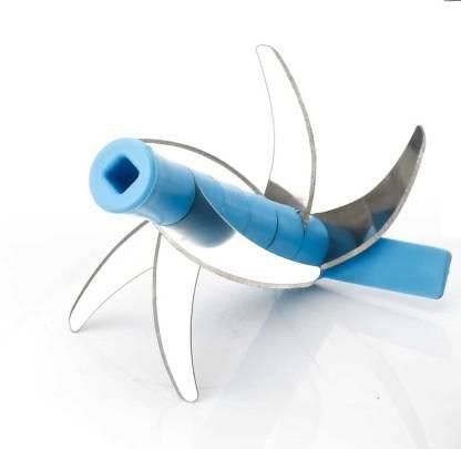 Food Chopper , Steel Large Manual Hand-Press Vegetable Chopper Mixer Cutter to Cut